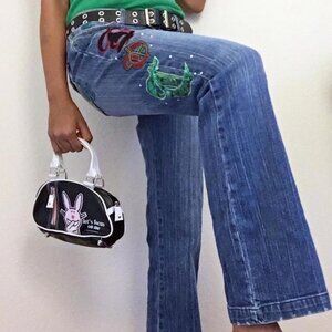 rare y2k rocawear flare jeans